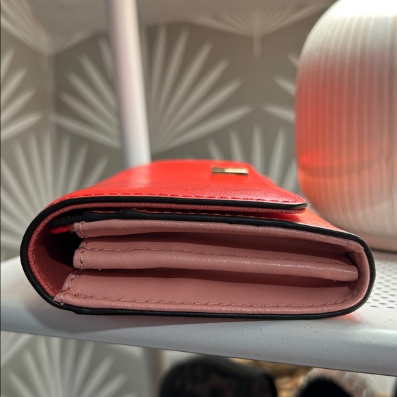 Michael Kors Red and Coral Wallet - Picture 3 of 7
